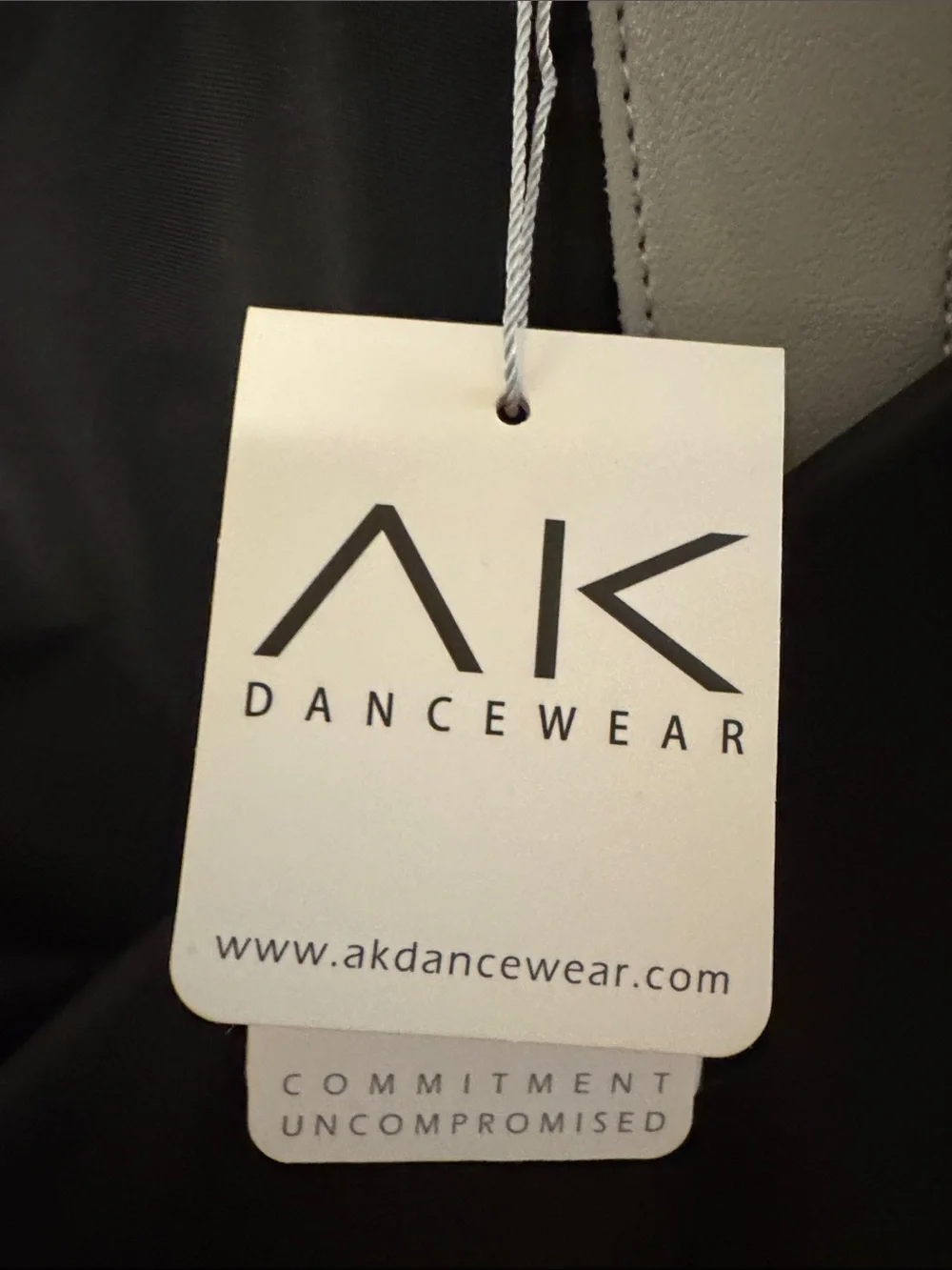 Black Dance Duffel about 22x12x10 AK Dancewear NWT with Silver Handles